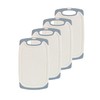 KPYTO Breakfast Boards Set of 4 25 x 15 cm