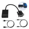 Hdmi to Vga Adapter With 3.5mm Audio Jack, Hdmi Male