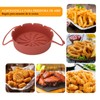 LURI cesta de silicona para freidora de aire, accesorios freidora