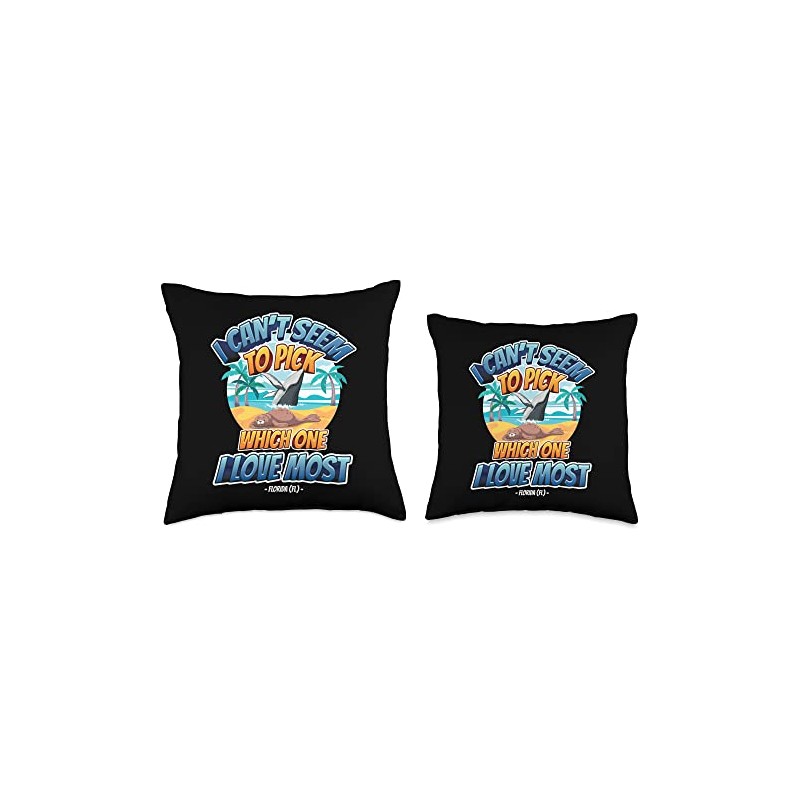 Can't Pick Which Love Beach Humpback Whale Hawaiian Seal Throw