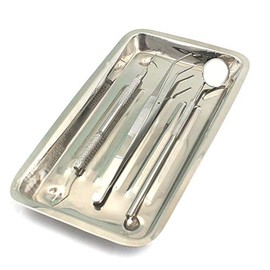 OdontoMed2011 4PC Tray Stainless Dental Tool Set KIT Dentist Teeth Clean Pick Mirror ODM