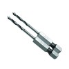Milescraft 2301 3/32-Inch Brad Point Stubby Bits for Wood Drilling