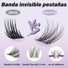 Extensiones De Pestañas B&q modelo Flora Solo Pestañas Bqlash 8-16mm