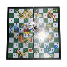 Juegos de mesa Ludo magnéticos portátiles Serpientes y escaleras clásicas Juego de ajedrez plegable Entretenimiento Regalo educativo para niños...    