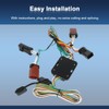 JDMEXEV 4-Pin Trailer Wiring Harness for Trailer Light Connect Compatible