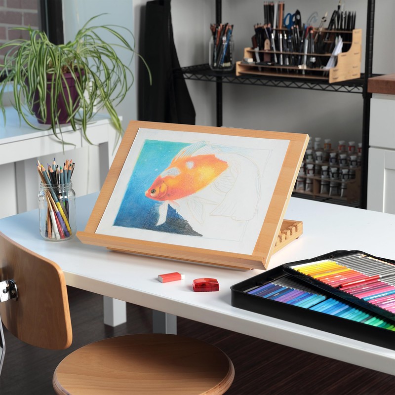 SoHo Urban Artist 12x16 Adjustable Portable Drawing Board Stand Easel,
