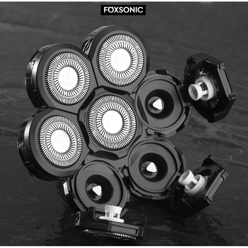 FOXSONIC 7 Blades Compatible with Wyklaus SHPAVVER shaver Head Shaver