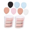 Healeved Sets Face Fluffy Triangle Powder Puff Finger Puff Mini