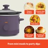 bella 1.5 Qt Slow Cooker with 3 Heat Manual Control,