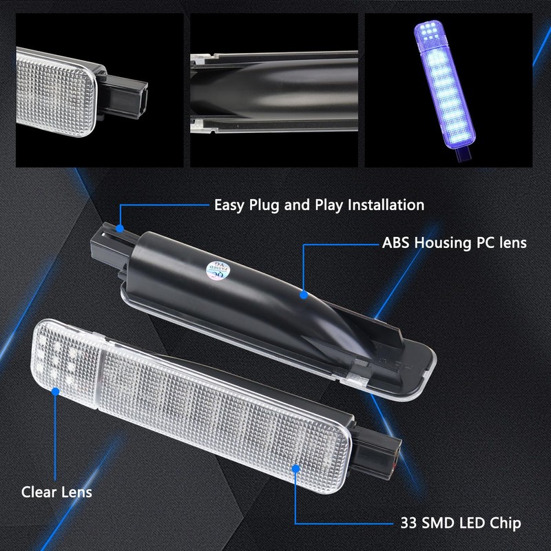 AFEISOL Led Side Door Panel Lights Courtesy Light Fit for