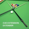 Comphic Pool Cue Extender Telescopic Cue Extension Indoor Entertainment for