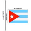 Cuba Desk Flag Cuban Small Mini Table Flags Decorations(Cuba)