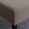 FORCHEER Dining Bench Cover Waterproof Stretch Jacquard Bench Slipcover for