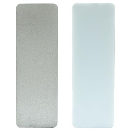 Jiozermi Mini Pocket Knife Sharpener Stone, 400/1000 Grit Double Side Diamond Ceramic Knife Sharpening Stone Portable Knife Sharpener for Knives Scissors Kitchen Bushcraft Camping Outdoors