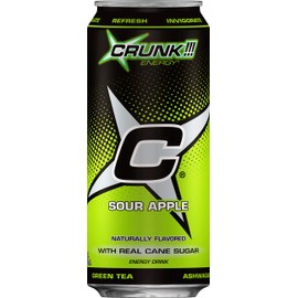 CRUNK!!! Energy Sour Apple 16oz 24pack