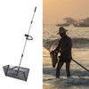 LOVIVER Sand Rake Scooper, Easy Cleanup, Multifunctional,Carbon Steel, Convenient Premium