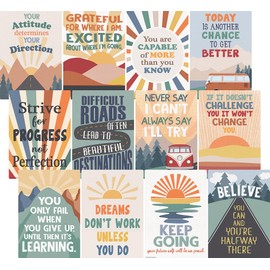 Teacher Created Resources Moving Mountains Road Trip Positive Sayings Educational Poster Pack (TCR9229)