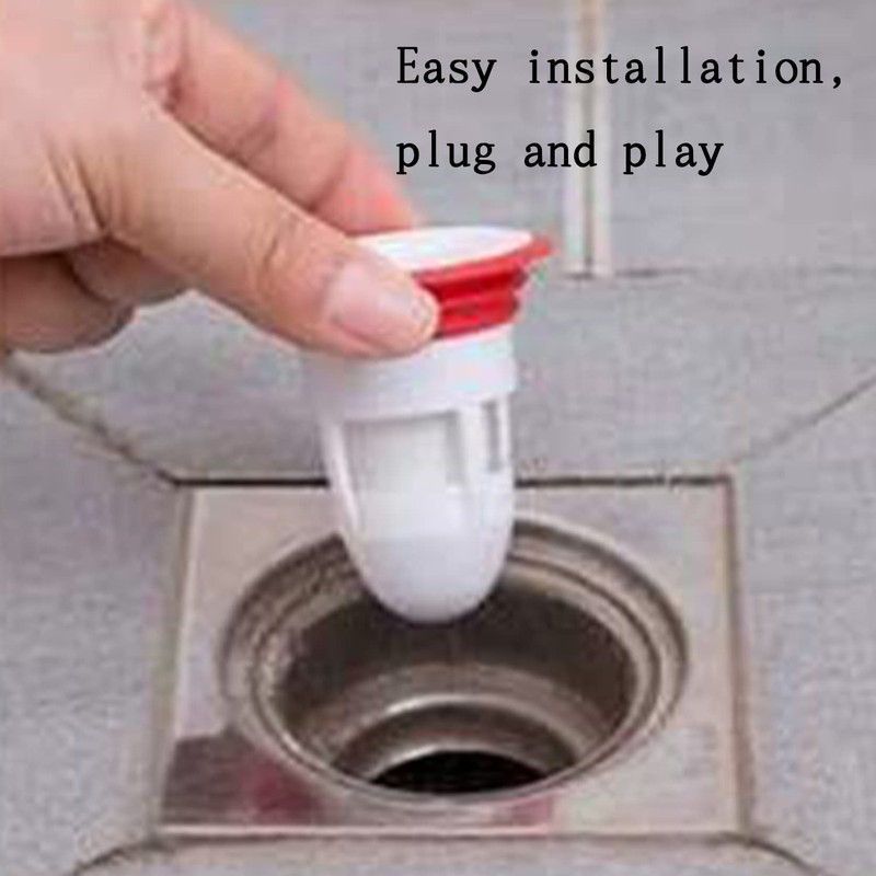Silicone Anti-Odor Floor Drain, Drain backflow Preventer for Bathroom Kitchen