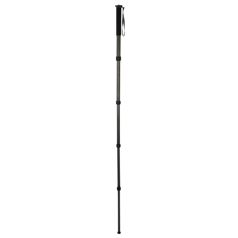 C-333 Carbon Fiber Portable Outdoor Telescopic Monopod Tripod Mountaineering Cane