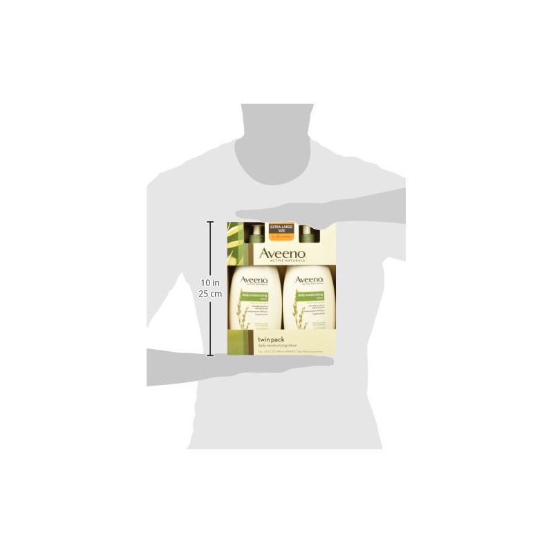 Aveeno Daily Moisturizing Lotion, 20 Oz, 2 Pack