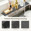 Faucet Mat for Kitchen Sink -Diatomite Stone Drying Mat for