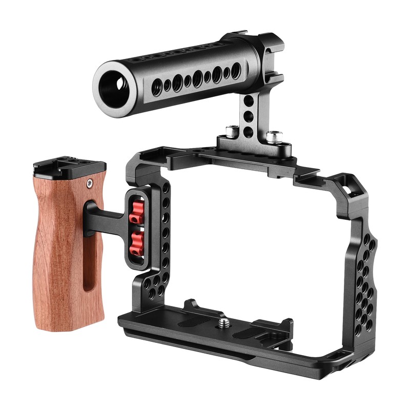 Andoer Aluminum Alloy Camera Cage Kit with Video Rig Top