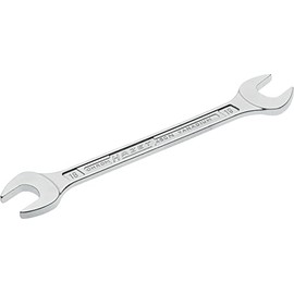 HAZET 450N-18X19 221.2 mm Hexagon Profile Double Open-End Wrench - Chrome-Plated