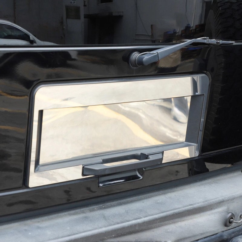 carpart2021 FOR 2003-2009 HUMMER H2 REAR LICENSE PLATE COVER FRAME
