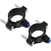 2 Pcs 1/4 Inch Quick Connect Clamps Black Plastic Drain