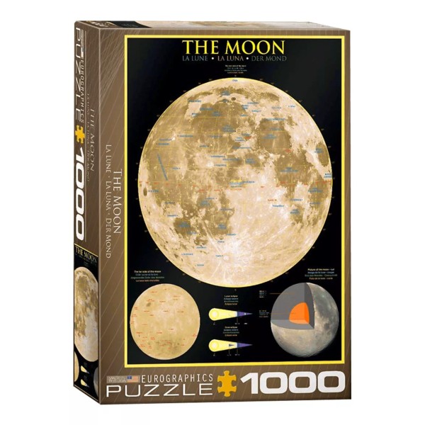 Eurographics Rompecabezas La Luna The Moon 1000 Piezas Eurographics