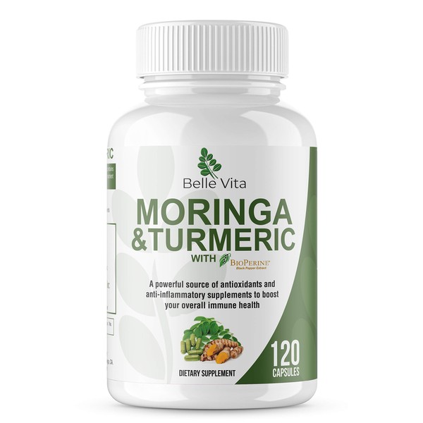Belle Vita Supplements Moringa & Turmeric Blend