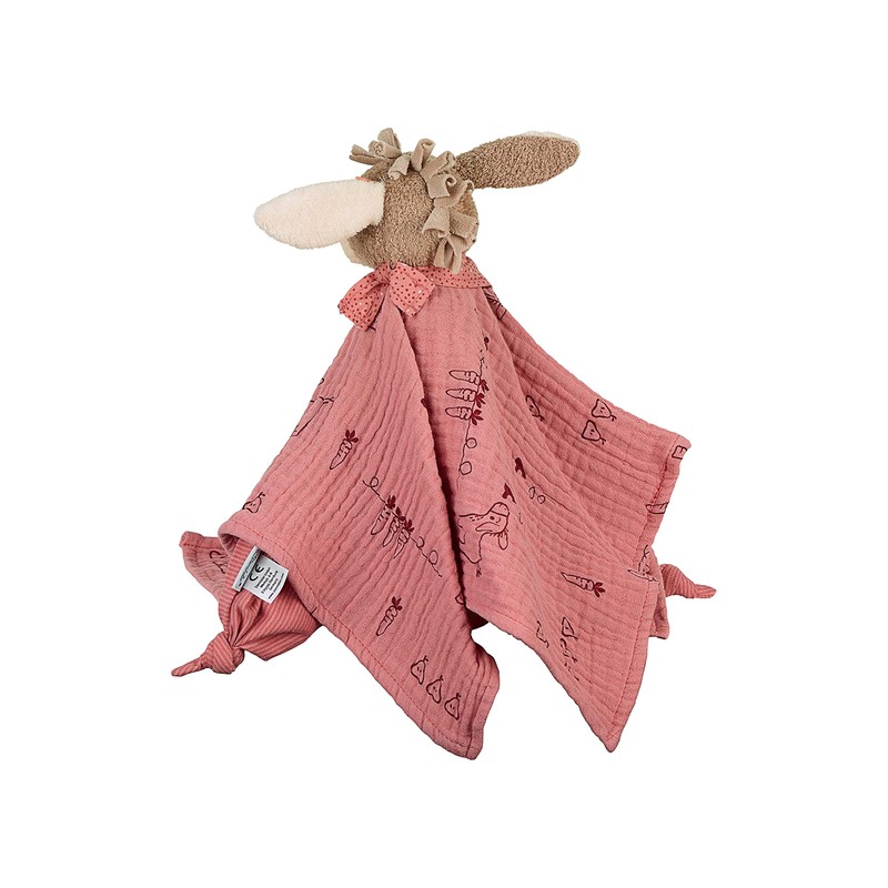 Sterntaler Emmily Donkey Comfort Blanket L Light Red