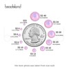 Beadsland 1440pcs Flat Back Crystal Rhinestones Round Gems for Nail
