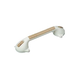 DMI Suction Cub Grab Bars for Bathroom, Shower Grab Bar, Shower Handles for Elderly, Grab Bars for Bathtubs and Showers, Suction Grab Bar for Shower, Tub Grab Bar, 16 Inch, Sand