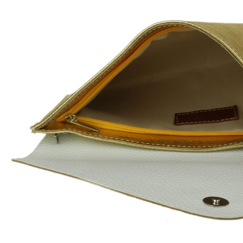 Girly HandBags Genuine Italian Suede Leather Envelope Clutch Bag Envelope