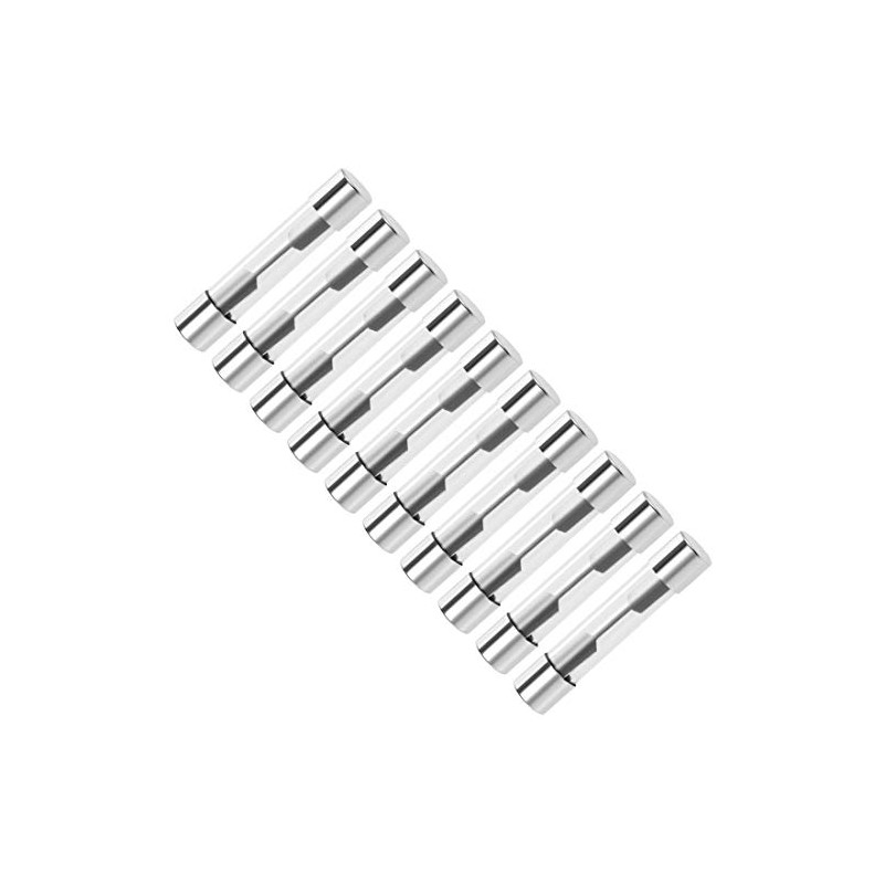 sourcing map Fuses 20A DC 32V 6x32mm Stereo Audio Alarm