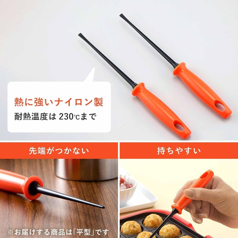 Shimomura Planning 37275 Takoyaki Picks, Set of 2, Heat Resistant,