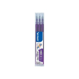 Pilot Frixion Bls-Fr7-V Refill Cartridges Pack of 3 Violet