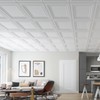 Art3d PVC Ceiling Tiles, 2'x2' Plastic Sheet in White (12-Pack)