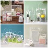 5 PCS Clear Gift Bags with Handle, Reusable PVC Gift