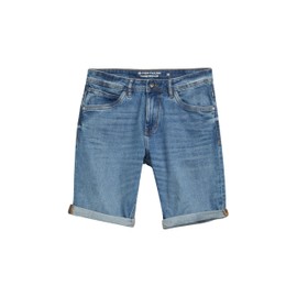 TOM TAILOR TTJOSH Men's Regular Slim Jeans Shorts, 10119 - Used Mid Stone Blue Denim, 31