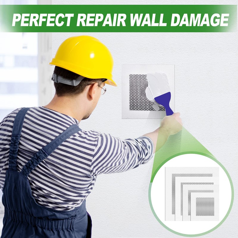 FixBuild Drywall Repair Kit, 13 Piece Aluminum Wall Repair Patch