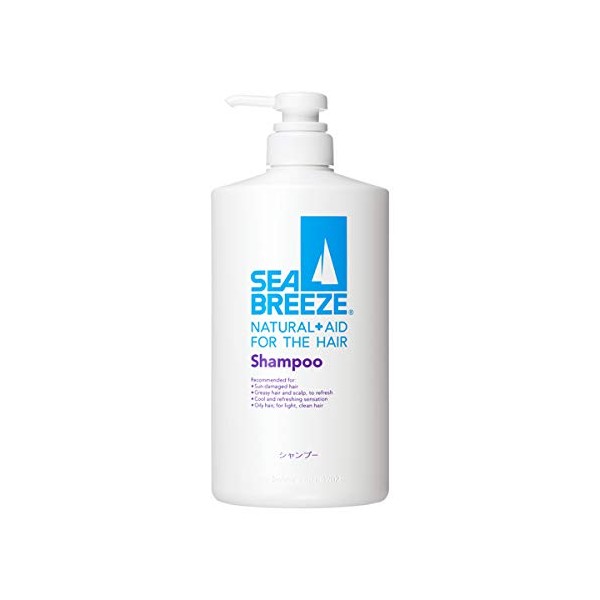 Shiseido Sea Breeze Shampoo 20.3 fl oz (600 ml), Aquatic Citrus Scent x 9 Piece Set (4901872873166)