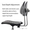 TAKE UR SEAT® Deluxe Heavy Duty Drafting Lab Stool Chair,