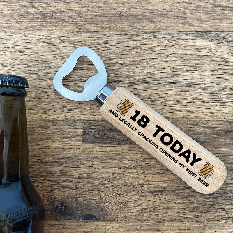 Novelty 18th Birthday Gift Bottle Opener Son Brother 18th Birthday