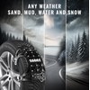 VaygWay Car Snow Tire Anti-Slip Chains - All Season Black