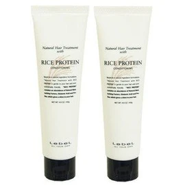 Rubel Natural Hair Treatment with RP (Rice Protein) X2 Piece Set, 4.1 fl oz (140 ml)