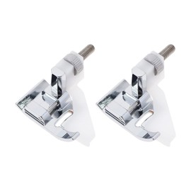 The Lord of the Tools 2 x Blind Stitch Hem Foot Presser Feet Compatible with Most Low Shank Sewing Machines Snap On Edge Stitching Lace Fabric Edge Joints