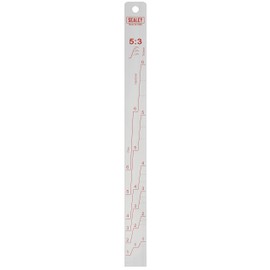 Sealey Paint Measuring Stick, Aluminium, 5:1/5:3 - PA08