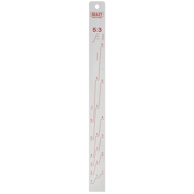 Sealey Paint Measuring Stick, Aluminium, 5:1/5:3 - PA08